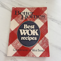 Vintage 1987 Best WOK Recipes Cookbook Paperback Booklet Chinese Food BxRR - $9.20