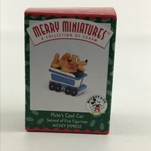 Hallmark Merry Miniatures Mickey Express Train #2 Pluto&#39;s Coal Car Vinta... - $19.75
