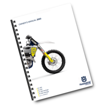 HUSQVARNA 2023 - FC FX 350 HERITAGE - OWNERS MANUAL - REPRINTED COMB BOUND - $25.25