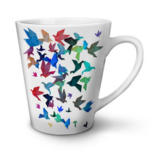 Origami Bird Art NEW White Tea Coffee Latte Mug 12 17 oz | Wellcoda - £13.57 GBP+