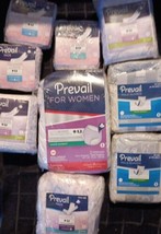 9 Pc Prevail Per-Fit Pull On Disposable Absorb Mix Lot Variety (ZZ7) - £27.69 GBP