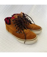 VANS  Ginger Suede Buffalo Top Kids Sz 3 SCOTCH GUARD K - £18.36 GBP