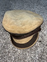 Vintage House Of Tyrol Hat Corduroy Made in Germany Size 58, 7 1/4 - £31.33 GBP