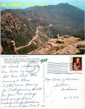 USA Arizona Tucson Mt. Lemmon Posted 1968 to Johnson Selma Indiana VTG Postcard - £7.51 GBP