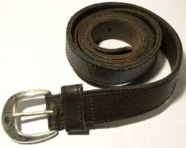 Vintage Levi&#39;s LS2787 03 Brown Leather Belt, Size 40/100 - £12.52 GBP