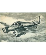 AT9 CURTISS ADVANCED TRAINER vintage WWIIera US Army/Navy plane 5&quot;x8&quot; ph... - £7.77 GBP