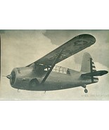 O-52 OBSERVATION vintage WWII-era US Army/Navy plane 5&quot; x 8&quot; photo card - £7.77 GBP