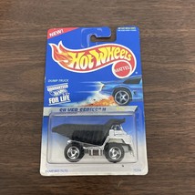 Vintage Hot Wheels Silver Series 2 Black Bed Chrome Dump Truck Blisterpack Carded - £6.67 GBP