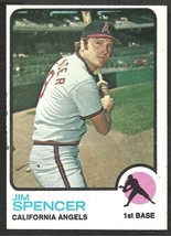  California Angels Jim Spencer 1973 Topps Baseball Card #319 vg - £0.50 GBP