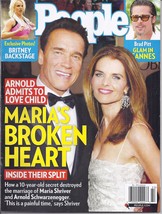 Arnold Schwarzenegger &amp; Maria, Britney, Brad Pitt @ People Magazine May 2011 - £3.91 GBP