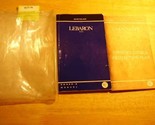 1992 Chrysler LeBaron Sedan Owners Manual [Paperback] Chrysler - $19.59
