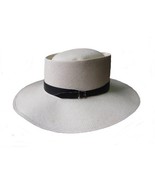 Alpakaandmore Marinera Panama Hat Peruvian Toquilla Palm Straw Ivory (La... - £111.68 GBP