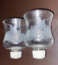 Hallmark Wedding Collection~Pegged Votive Glasses ~Candle Holders - $17.42