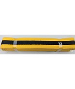 Martial Arts / MMA Belt ~ Yellow with Black Stripe - $94.41 MXN
