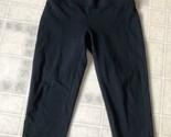 J Jill Pure Jill Sz XS Navy Blue Knit Slim Leg Cropped Pants - $27.95