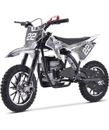 MotoTec Demon 40cc 4-Stroke Kids Gas Dirt Bike High Performance in White - $8,642.97 MXN