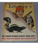 Liberty Magazine November 11, 1939 War Roosevelt - $219.52 MXN