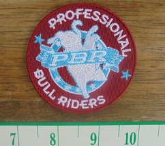 Professional Bull Riders &quot;Pbr&quot; Cloth Adhesive Back Patch 2.5 Inch - £5.30 GBP