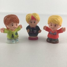 Fisher Price Little People Girls Lot Figures Bus Driver Hairstylist Beau... - $16.78