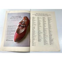Princessa Shoes Vintage Print Ad 1965 Lady Who Live in a Shoe Original 2... - £13.23 GBP