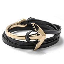 Halfbend Anchor Handmade Vintage Bracelet FREE SHIPPING WORLDWIDE - £18.18 GBP