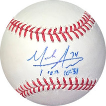 Mark Appel signed Rawlings Official Major League Baseball 1 Cor 10:31- JSA Holog - £31.86 GBP