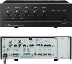 TOA BG-2035 Compact Five Channel 35-Watt Mixer/Amplifier - £327.35 GBP
