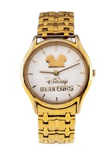 Disney Golden Ears Men&#39;s Gold-Plated Retirement Watch Rare Collectible! - £189.49 GBP