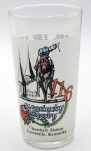 Kentucky Derby 116 1990 Commemorative Drink Glass Race Design Winning Ho... - £19.94 GBP