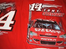 OLD VTG Tony Stewart #14 NASCAR Office Depot Chevy 2X Large Red tee shirt - £18.31 GBP
