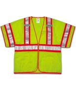 Tingley Rubber V70332 CL3 Mesh Safety Vest, 4X-Large/5X-Large, Lime Green - $634.38 MXN