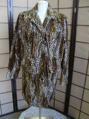 BY Elegant DesigN - Chic and Elegant CHEETAH - LEOPARD Faux Fur SHIRT - ... - $59.00
