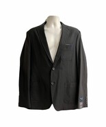 Haggar  H26 Hudson Blazer Slim Fit Blazer Sport Coat Size L Black Melang... - $50.76 CAD