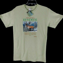 Reindeer T-shirt S M L XL 2XL Advice From Christmas Winter NWT Forest An... - €17,67 EUR