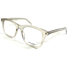 Saint Laurent Eyeglasses Frames SL286 SLIM 008 Clear Beige Square 50-20-150 - $157.47