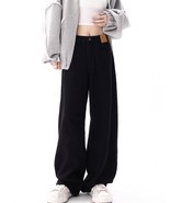 Black Loose Women&#39;s Wide Leg Jeans - $39.99