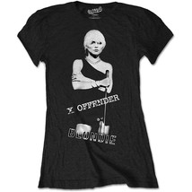 Ladies Blondie X Offender Debbie Harry Punk Official Tee T-Shirt Womens ... - £25.24 GBP