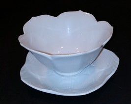Vintage Lotus Rice Bowl and Underplate CM Inc. Chadwick Japan - £6.27 GBP