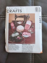 UNCUT McCall&#39;s Crafts 7399 Sew Organizers Pattern Sewing Kit Case Caddy ... - $9.49