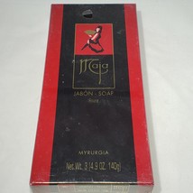 Maja Myrurgia Jabon Round Soap Set of 3 x 4.9 oz Scent of Seduction Spain Sealed - $24.95