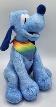 Pluto Bean Bag Just Play Disney Rainbow Collection 8&quot;  Plush Pride New W... - $14.73