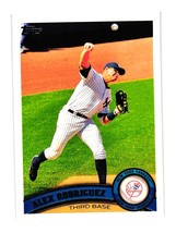 2011 Topps Baseball Alex Rodriguez 50 New York Yankees Card Collector - £2.38 GBP