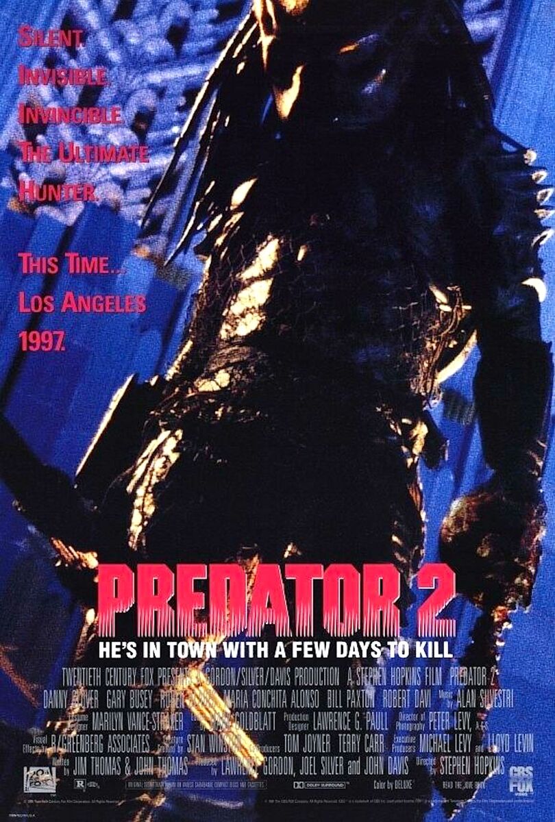 1990’s PREDATOR 2 rolled original double-sided 27x41 one-sheet poster - $14.99