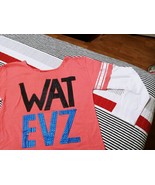 DEREK HEART Girl Multi-color Cotton Casual L/ Sleeve Graphic Shirt M 10-... - $123.03 MXN