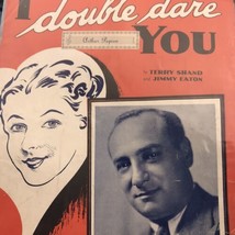 I Double Dare You Jerry Freeman Vintage Sheet Music New York USA - £7.81 GBP