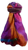 Varanasi Ekal Premium Silk Long Scarf Heritage Suresh 7 by Pashmina &amp; Silk - £28.40 GBP