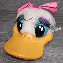 Disney Daisy Duck Plastic Bill Snapback Hat Child size Vintage Made in USA - $22.46