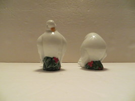 Vintage Avon Holiday Dove Salt and Pepper Shakers - $9.64 CAD