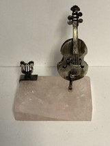 925 ⭐️ 14 F9 800 Silver Miniature Upright Bass Figurine By Luigi Signorini - £98.90 GBP