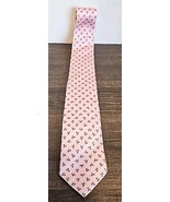 Banana Republic Necktie 100% Silk 59&quot; L x 3.75&quot; W Pink Blue Pattern - €12,70 EUR